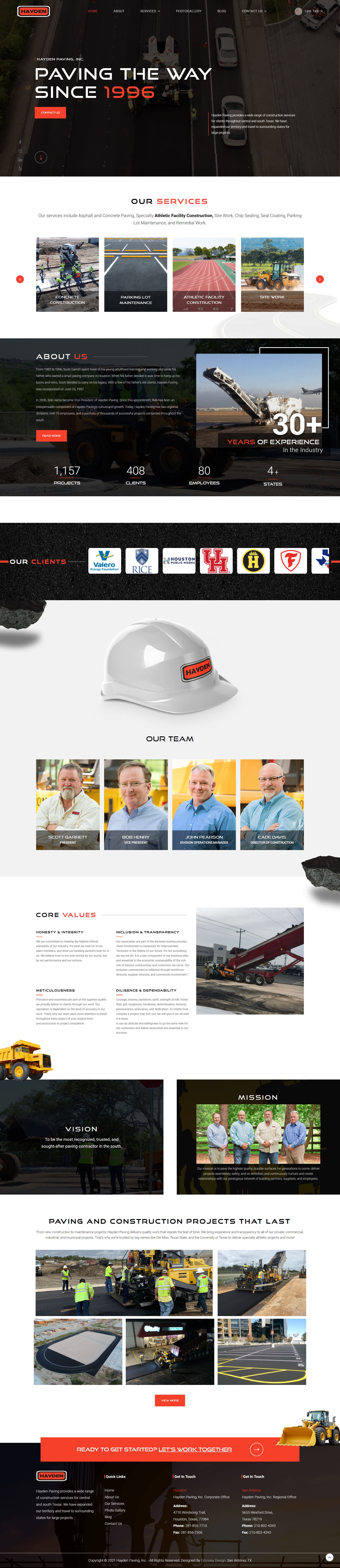 Asphalt Paving Concrete Paving Contractors in San Antonio Houston Hayden Paving min