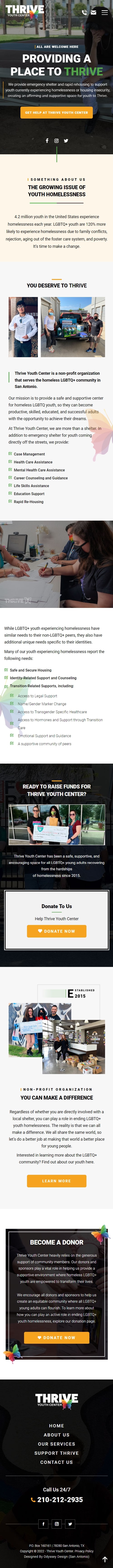 LGBTQ Youth Homlessness Housing San Antonio Texas   Non Profit Organization