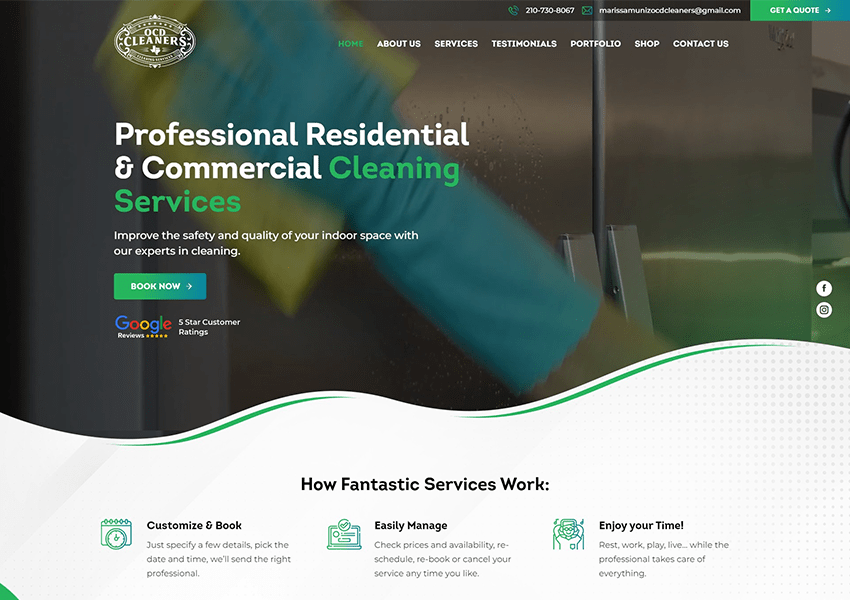 OCD Cleaners Video Banner OCD Cleaners Video Banner
