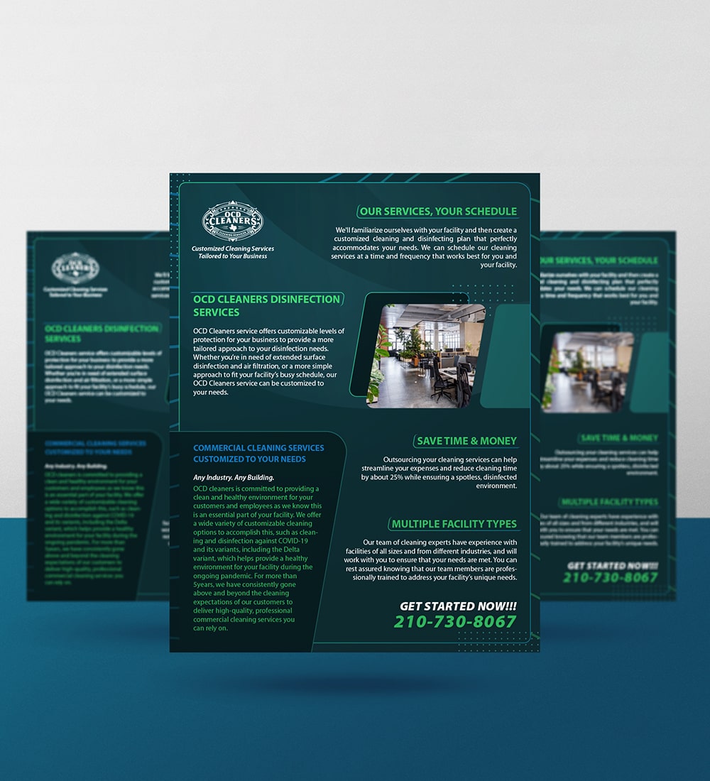 OCD Cleaners Flyers 2