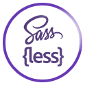 SCSS less
